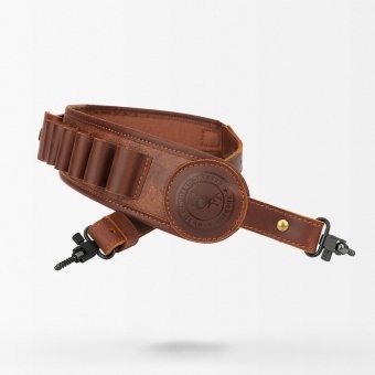 Leder-Gewehrriemen mit Munitionshalter