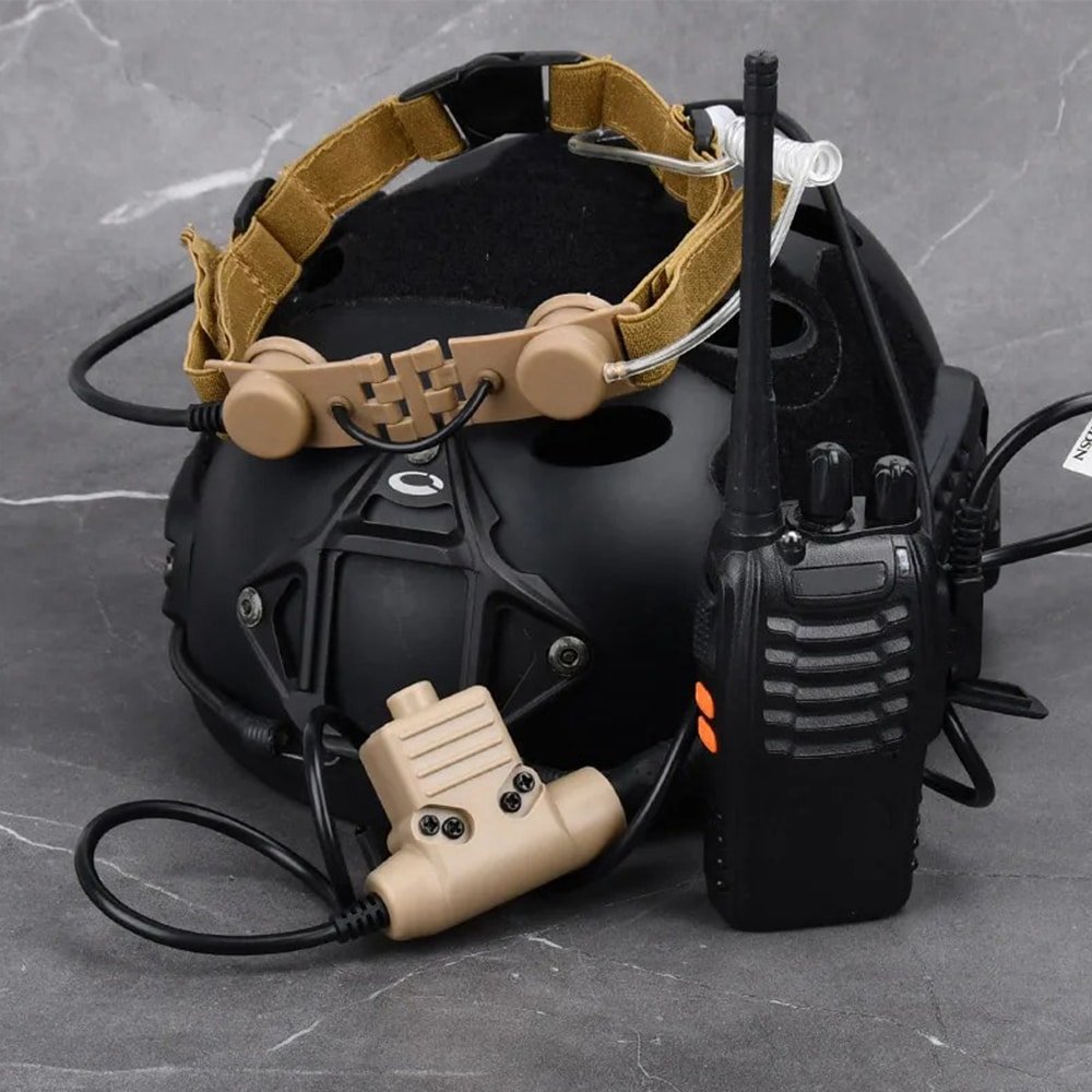 Taktisches Kehlkopfmikrofon-Headset – Bild 4