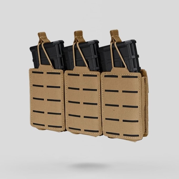Taktische Magazin-Tasche mit drei offenen Fächern