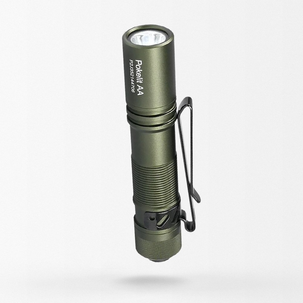 EDC Taktische Taschenlampe mit Clip