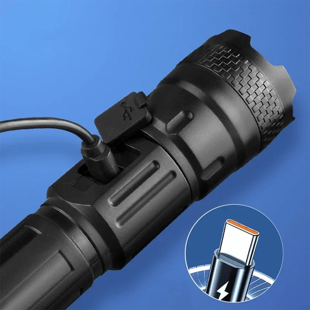Taktische LED-Taschenlampe mit hoher Leistung – Bild 3