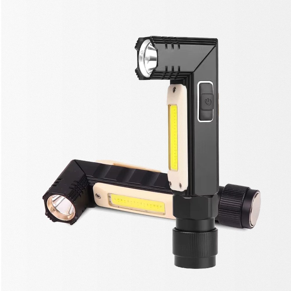 Taktische Schwenkbare Taschenlampe mit Magnethalterung – Bild 2