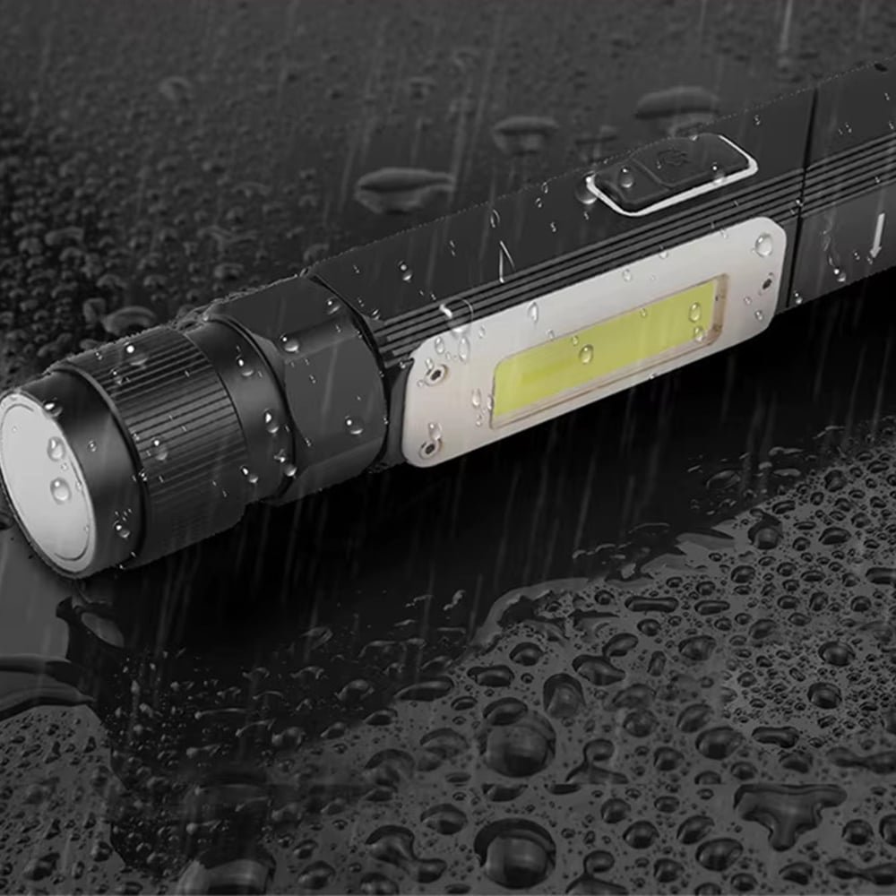 Taktische Schwenkbare Taschenlampe mit Magnethalterung – Bild 3