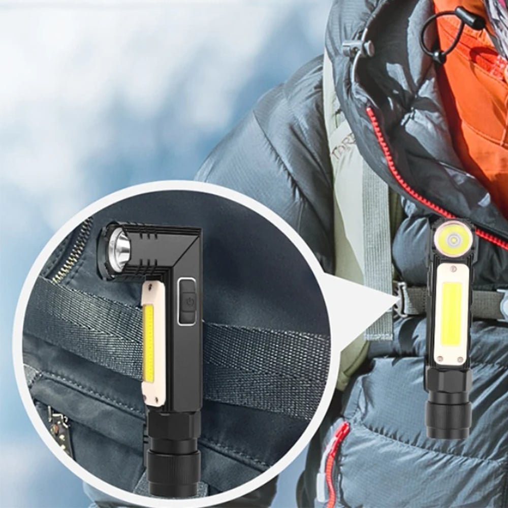 Taktische Schwenkbare Taschenlampe mit Magnethalterung – Bild 6
