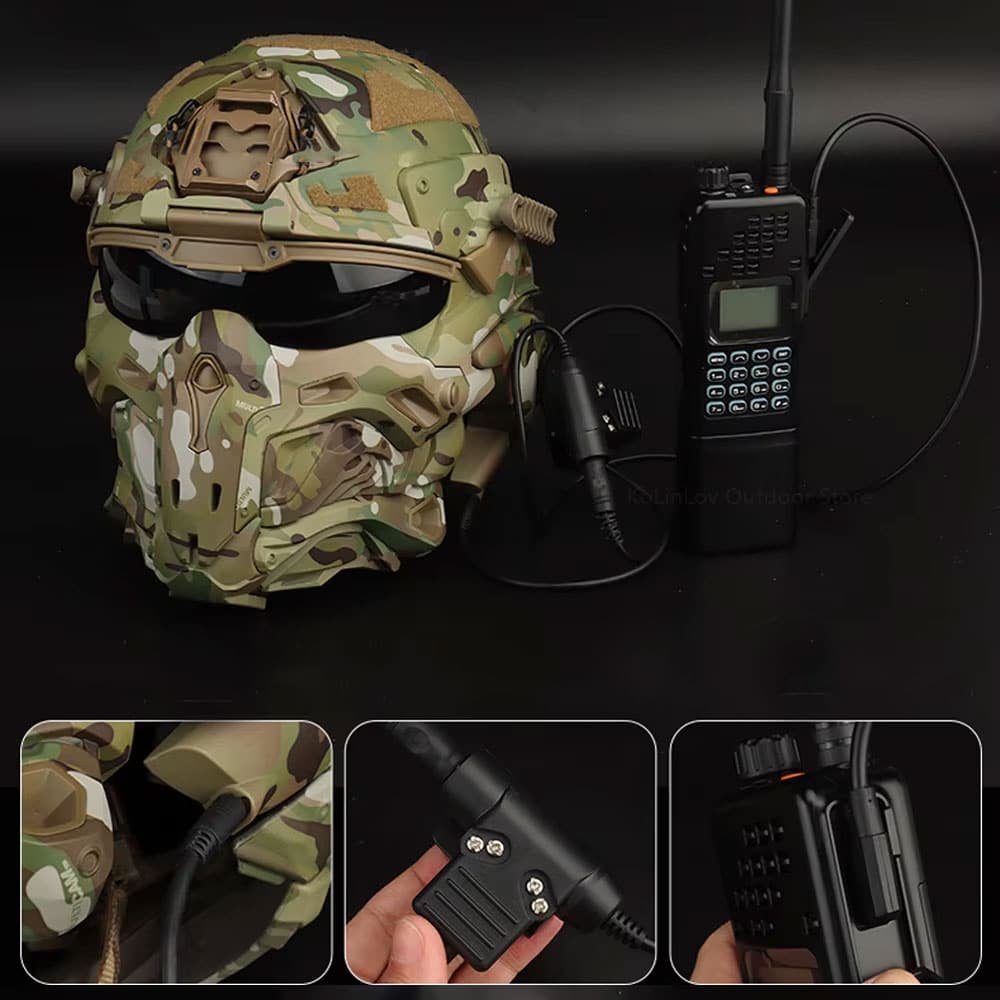 Airsoft taktischer Vollgesichtshelm – Bild 5