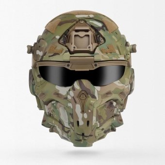 Airsoft taktischer Vollgesichtshelm