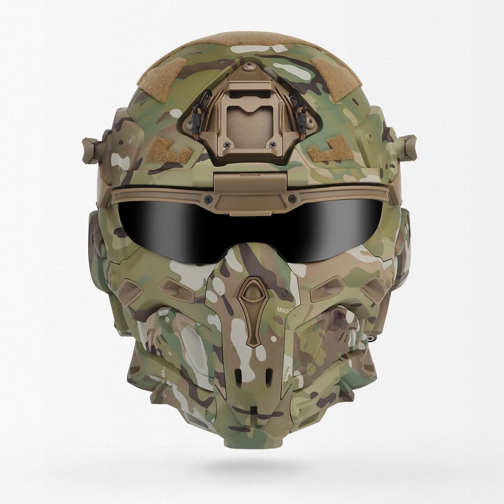Airsoft taktischer Vollgesichtshelm