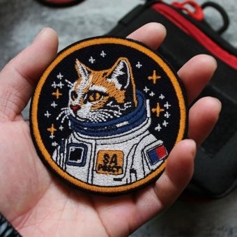 Astronaut Katze Patch