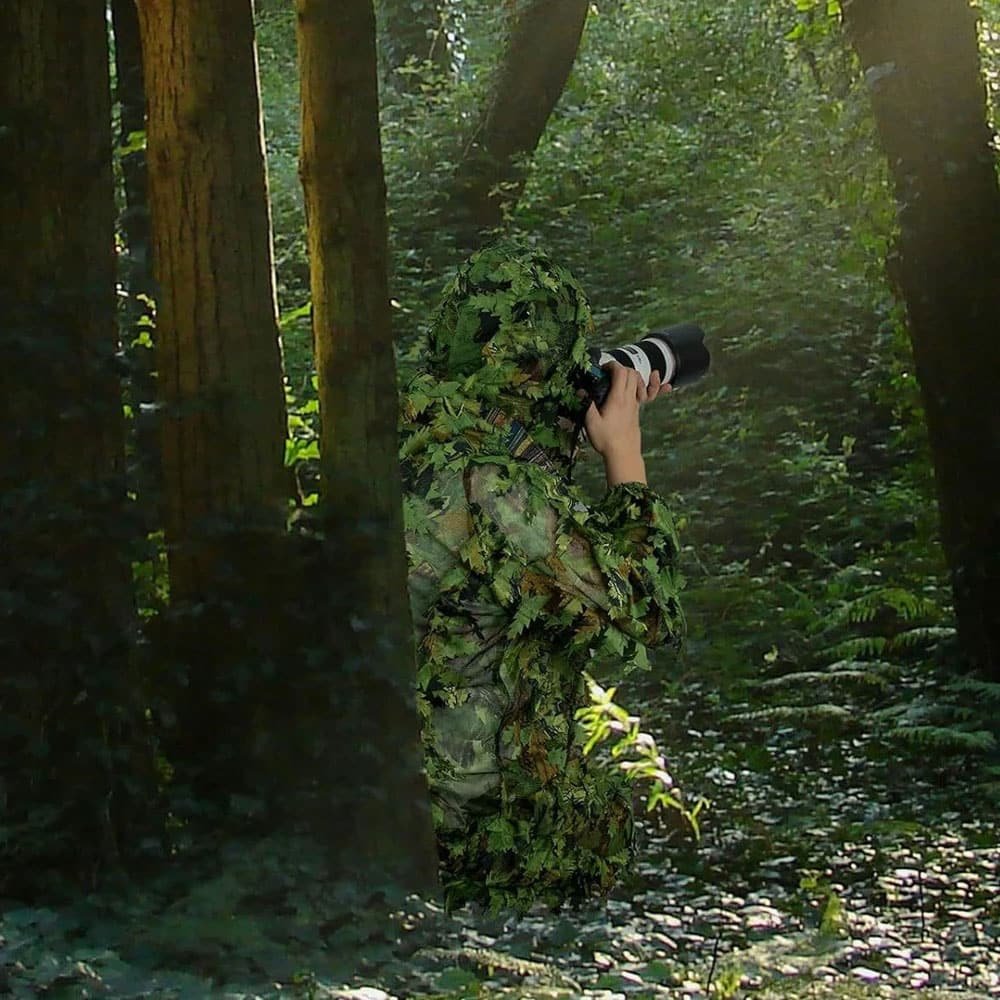 Bionic Leaves Ghillie-Anzug mit Gesichtsmaske – Bild 2