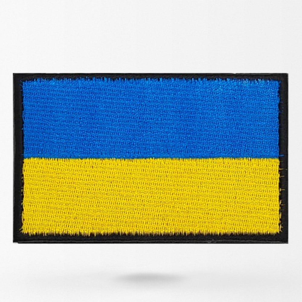 Bestickter Ukraine-Flaggen Klettverschluss-Patch