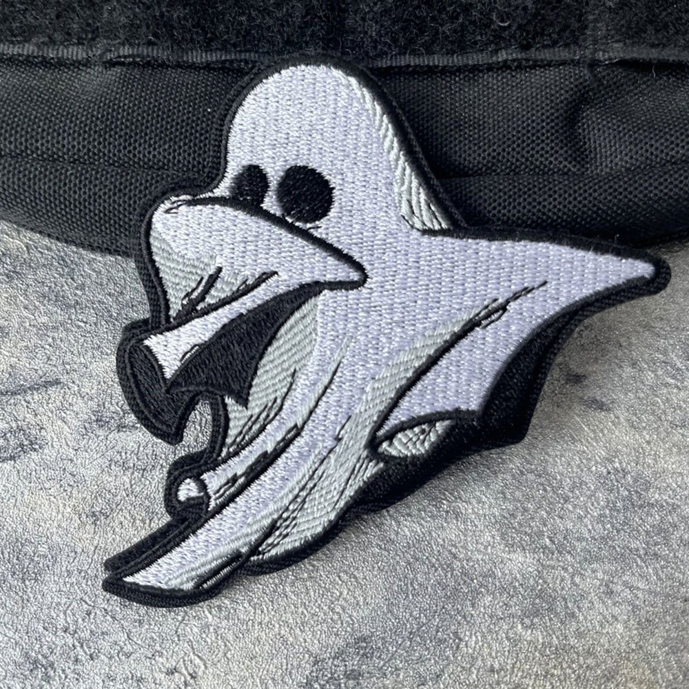Geist Halloween Aufnäher gestickt