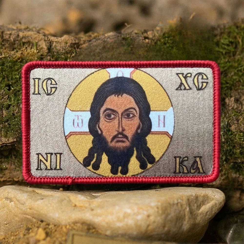 Militärisches Orthodoxes Ikonen-Patch