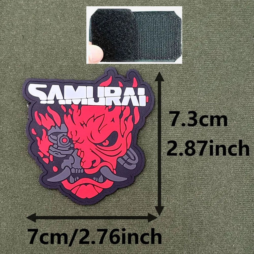 Samurai PVC Patch – Bild 2