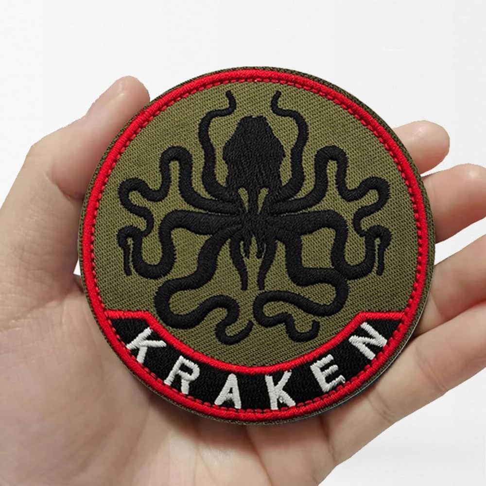 Ukrainisches Kraken Militär Morale Patch – Bild 2