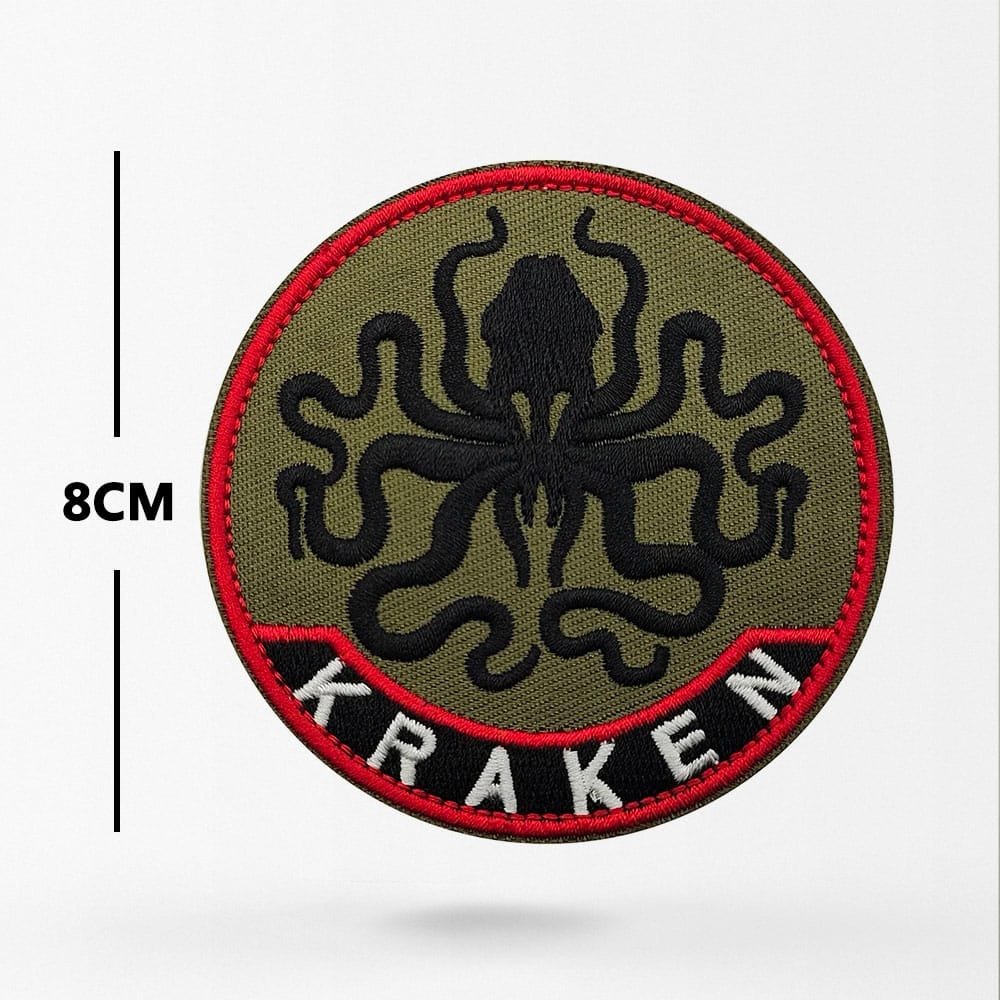 Ukrainisches Kraken Militär Morale Patch – Bild 3