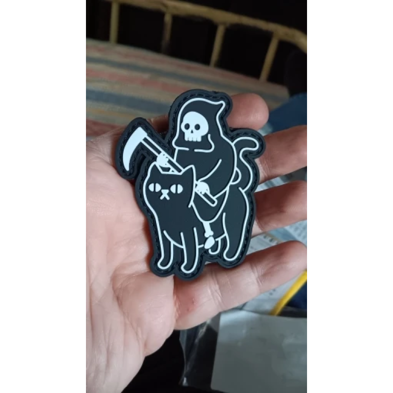Sickle Reaper Glow PVC Patch photo review