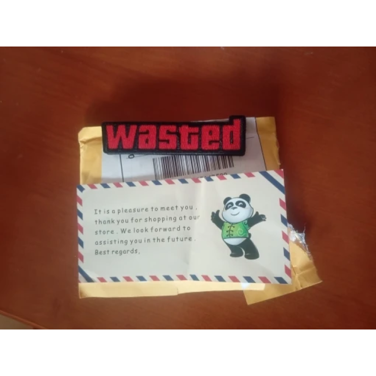 Wasted Gaming Bestickter Patch photo review