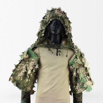 Ghillie Leaf Viper Tarnhaube