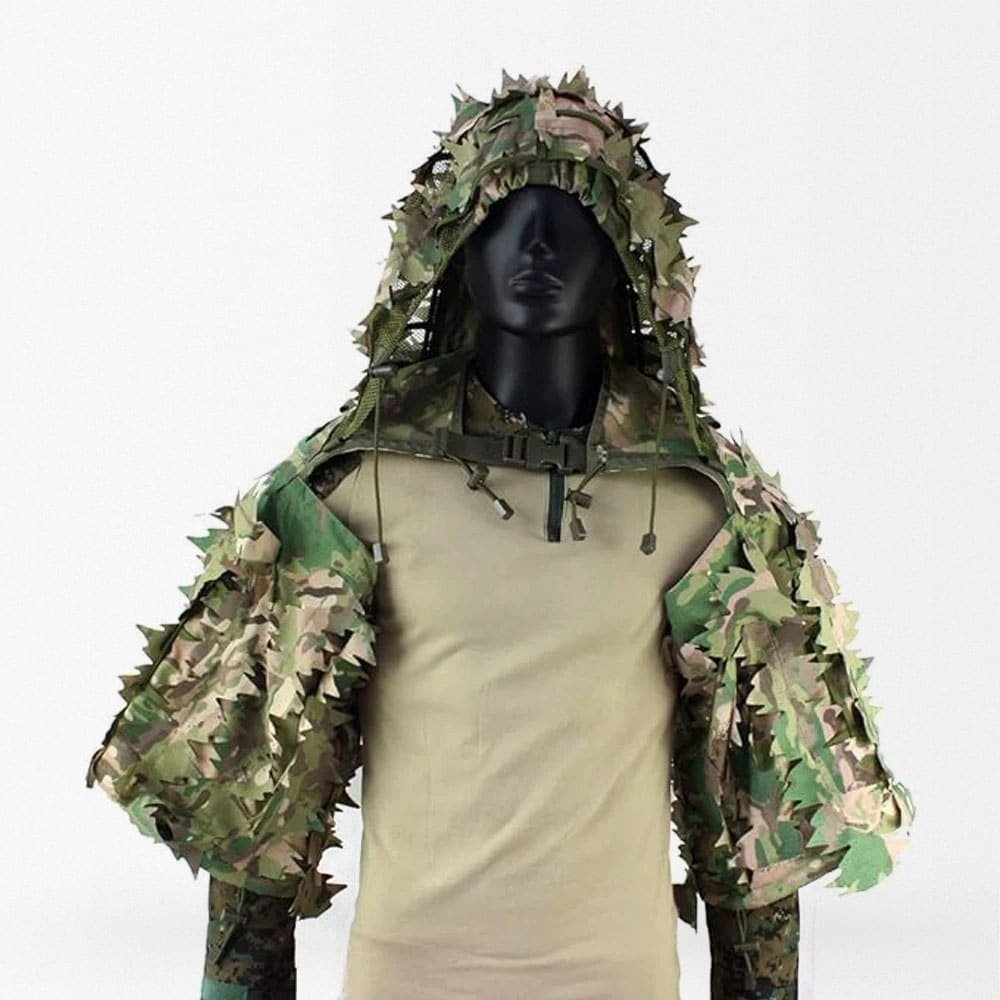 Ghillie Leaf Viper Tarnhaube