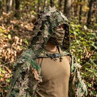Ghillie leaf viper hood