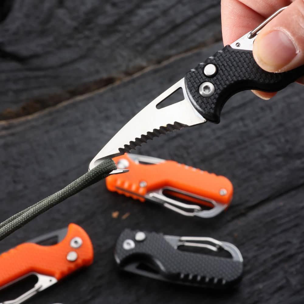 Taktisches Klappmesser mit Rettungshaken – Bild 4