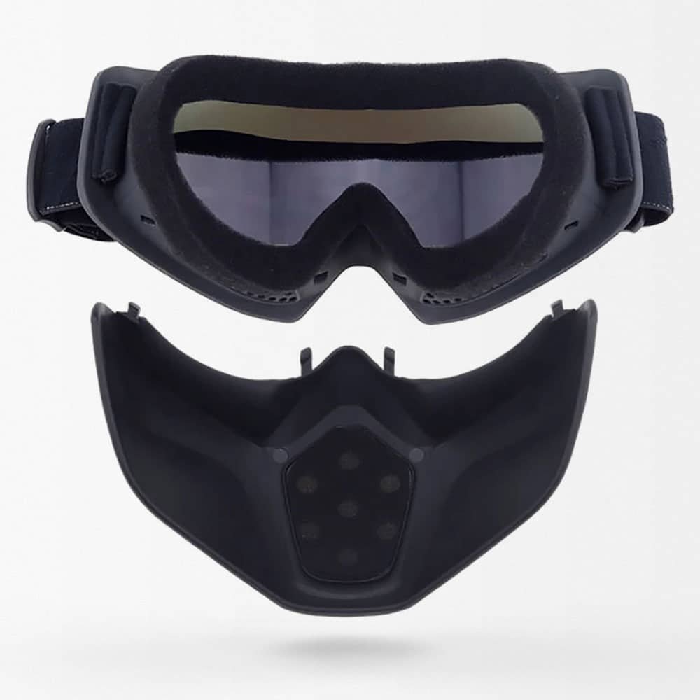 Airsoft-Maske mit taktischer Schutzbrille – Bild 5