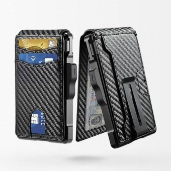 Carbon Fiber automatisches Pop-Up Portemonnaie