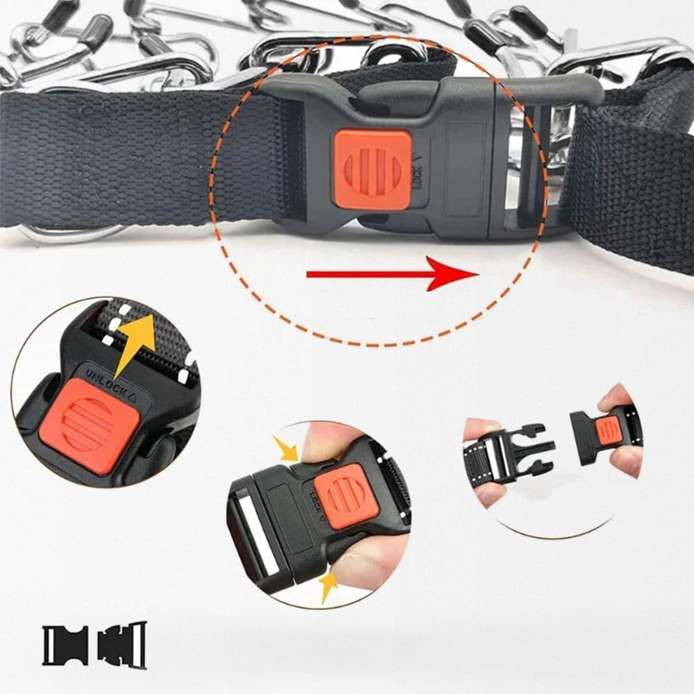 Taktisches Hundehalsband mit Stacheln – Bild 4