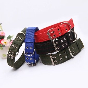 Taktisches Hundehalsband mit Doppeldornschnalle